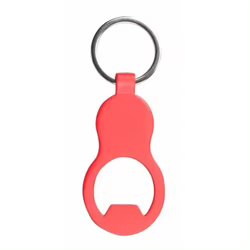 Disok Llavero Abrebotellas Aluminio Rojo - Regalos para Fiestas y Celebraciones - 1