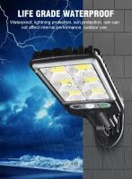 Lámpara Solar LED Exterior Impermeable Con Sensor De Movimiento 30/72COB Para Jardín Terraza Puerta De Garage Y Calle - details 7