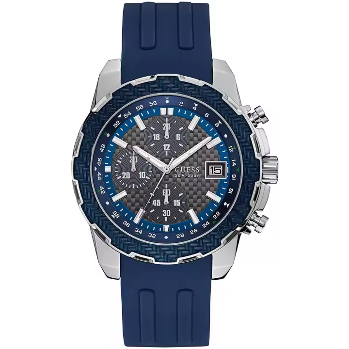 Reloj Guess Hombre Deportivo 46mm Acero Inoxidable Resistente Al Agua - 1