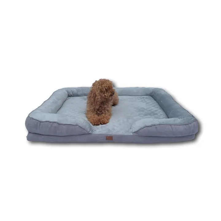 Cama para perros Extra Grande 105x81x18 - Comodidad y Descanso para tus Mascotas - 1