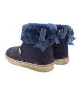 Titanitos botas de piel para niña en color marino mod. U712 ROSAMAR - details 2