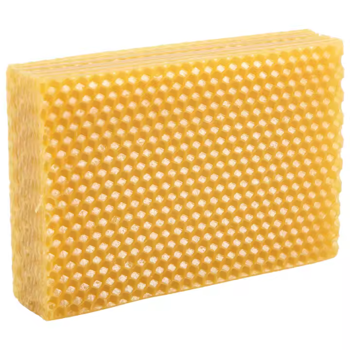 Hojas de papel para hacer velas, base de panal de abeja, escamas de cera de abeja, herramienta de apicultura, 30 piezas - 1