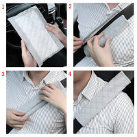 2Pcs Fundas Para Cinturón De Seguridad Coche Universal Ajustables Fundas Para Hombro En Plush Suave Accesorios De Auto Para Niños Y Adultos - details 7