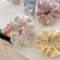Corduroy Headbands De 4 Colores Simples Y Versátiles Para Mujer Accesorio Deportivo De Poliéster Para Todas Las Estaciones - details 3