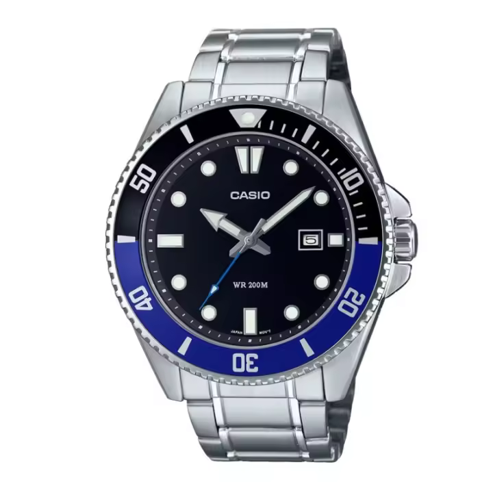 Reloj Casio MDV-107D-1A2V Hombre - Acero Inoxidable, Deportivo, Resistente 200m - 1