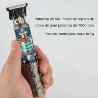 Cortadora De Pelo Para Hombres Con Gran Capacidad De Batería Y Pantalla De Visualización De Energía Rozumna Fork Máquina De Afeitar Barbería Clip T9 - details 3