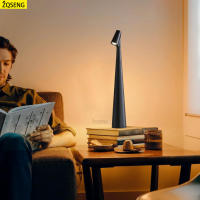 Lámpara De Mesa LED Con Sensor De Toque Luz Nocturna Recargable Sin Cable Para Decoración De Habitación Restaurante Hotel Bar - details 5