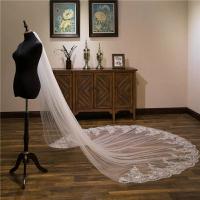 Velo De Novia Blanca Ivoire De 3x3 Metros Con Aplicaciones De Encaje Para La Boda Vestido De Novia Con Combinación Incluida - details 4