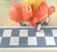 Coche De Dinosaurio Con Capa Para Niños Juguetes Educativos Para Boys Halloween Y Navidad Regalos Material De Plástico Sin Batería Adecuado Para Edad 7-12 - details 1