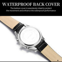 Reloj De Pulsera De Cuarzo Para Hombre SINOBI Estilo Casual Diseño Moda Cronógrafo Resistentes Al Agua Y Al Choque Con Correa De Cuero Relogio Masculino I-W-C - details 11