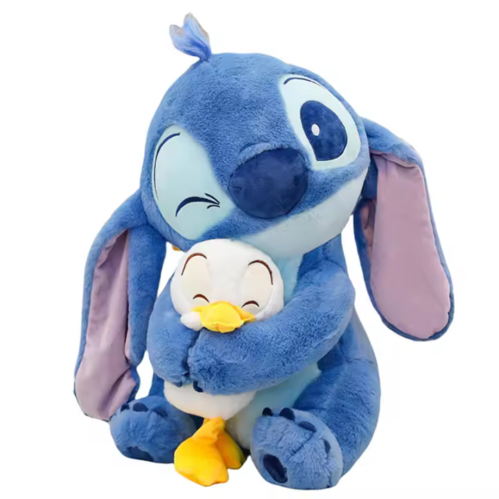 Almohada De Peluche Disney Kawaii Stitch 30/45/60cm Muñeco De Ropa Para Niños Suave Y Cómodo Para Dormir Regalo Ideal - 1