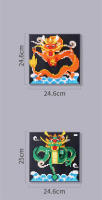 Bloques De Construcción 3D Elefante Tigre Ciervo Decoración De Murales DIY Juguete De Puzzle De Artesanía Para Niños Y Adultos - details 5