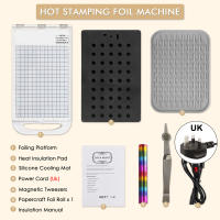 Máquina De Foil Térmico Y Presión Para Manualidades DIY Herramienta De Transferencia De Calor Estampado Embossing Para Papeles Y Cuero Hacer Tarjetas Y Scrapbooking - details 25