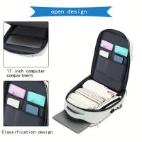 Mochila de viaje multifuncional, mochila escolar con compartimento para laptop aprobada por la aerolínea, mochila deportiva para actividades al aire libre con compartimento para zapatos - details 1