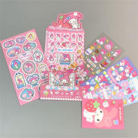 Pegatinas Kawaii Sanrio DIY Para Diario De Mano Decorativas Con Dibujos De Gatos Y Kuromi Divertidos Regalo De Navidad O Cumpleaños Para Niñas - details 7