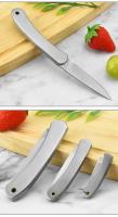 Cuchillo De Bolsillo De Acero Inoxidable Plegable Herramienta EDC Pequeña Cuchillo De Sobrevivencia Para Abrir Cajas De Entrega Express - details 7
