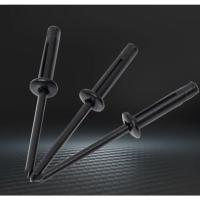 50pcs Tornillos De Ojo De Búho Trifolios En Negro Pintado En Aluminio Para Decoración Y Reparación Del Hogar DIY Tornillo Estrutural De Aleación De Aluminio - details 4