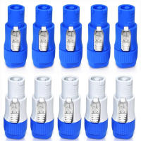 10Pcs Conector De Poder 3Pin Powercon XLR 20A Plug Power Socket NAC3FCA NAC3MPA NAC3FCB Adaptador Macho Para Escenario Luz LED Pantalla - details 4