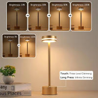 Lámpara De Mesa LED Ajustable Para Regalo Decoración De Hogar Y Camping Luz Nocturna Pequeña Con Material De Aluminio Y Batería Recargable - details 4