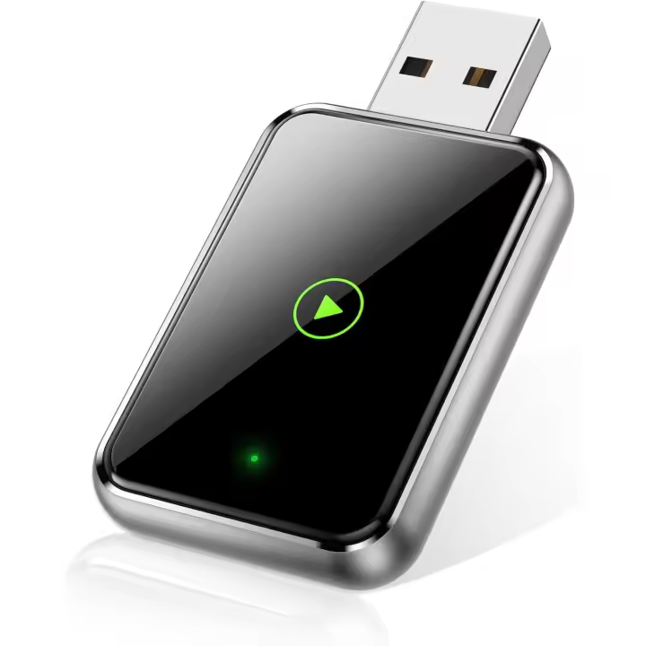 Adaptador inalámbrico CarPlay para iPhone: configuración Plug and Play, amplía la compatibilidad con iPhones with iOS 12 or superior (only para iPhone) - 1