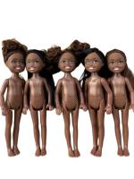 Muñeco Mini Kelly De 13cm Pequeño Niño De Piel Oscura Cuerpo Desnudo Peluca Negra Y Rubia Para Niñas Juguete De Reborn Bjd 1/12 - details 1