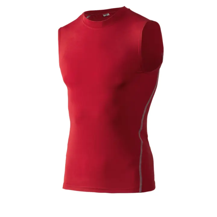 Camiseta De Deporte Para hombreQuick DryTop De gimnasioRunningFitness Con Cuello redondoRopa Deportiva Transpirable Y Cómoda - 1