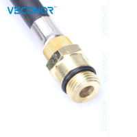 Juego De Prueba De Compresión De Motor De Gasolina 0-300Psi 21kg/cm 21bar 2100kpa Con Gástrula De Lectura Fácil Y Adaptadores De 14mm/18mm Y Estem De 6" - details 0