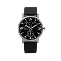 Reloj De Cuarzo Para Hombre Con Vidrio Azul Y Correa De Cuero Reloj Casual Y Moda Diametro De La Fuente 38mm Material De La Caja De Aluminio - details 1