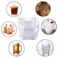 Bolsa De Agua Plegable 5L Portátil Para Deportes Y Camping Con Manija Botella De Almacenamiento Para Viajes Al Aire Libre - details 3