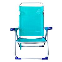 Maxia Market - Silla Tumbona plegable de playa 5 Posiciónes diferentes colores, con estructura de aluminio y tejido textilen, transpirable y fresco - details 1