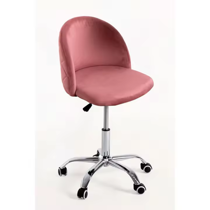 Silla Vint Terciopelo Office - Rosa - 1