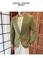 Chaleco De Negocios Para Hombre En Color Sólido Ajustado Moda 2024 Chaqueta Individual Elegante Ropa Masculina De Otoño Invierno - details 11