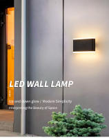 Lámpara De Pared LED Impermeable IP66 Para Exterior Y Interior Iluminación Para Jardín Pasillo Dormitorio Sala De Estar Estilo Moderno - details 0