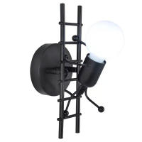 Lámpara De Pared Moderna Creativa Con Diseño De Hombre Escalando Compatible Con Dormitorio Pasillo Habitación De Niños Iluminación Interior Decorativa Industrial - details 1