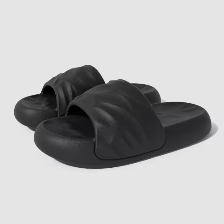 MOV-Zapatillas geométricas de suela gruesa para hombre para usar al aire libre en verano, antideslizantes y silenciosas para bañarse en el baño, uso doméstico en interiores. - 1