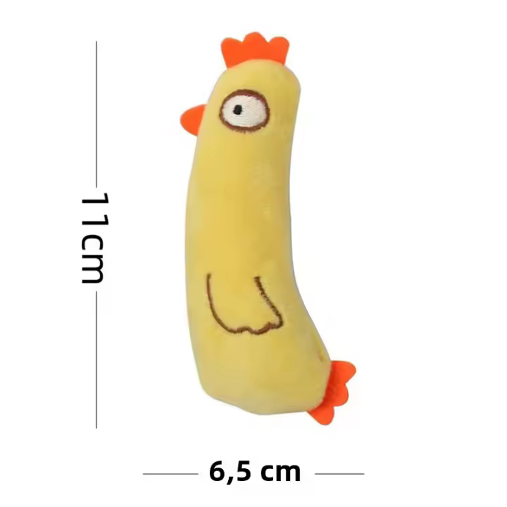 Juguete Para Morder De Peluche Para Mascotas Juguete Interactivo Resistente Para Perros Y Gatos Divertido Y Útil Para Mascotas - 1