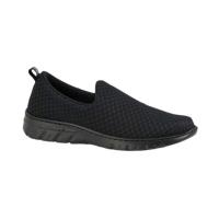 Zapatilla profesional sin cordones DIAN VALENCIA PLUS NEGRA TALLA 44 Se trata de una zapatillas sin costuras, por lo que son fáciles de poner y, por su sencillez estética combinan con cualquier tipo de uniforme o prenda de trabajo. - details 1