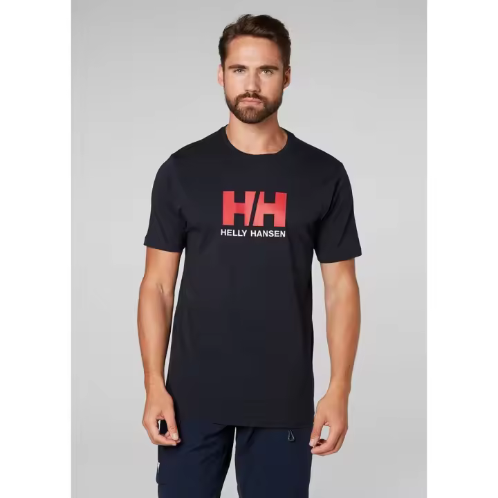 Camiseta azul marino Helly Hansen Logo - 1