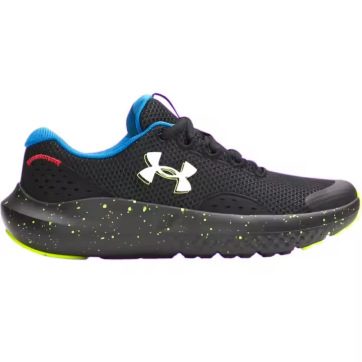 Zapatilla negra Under Armour negra JR - 1