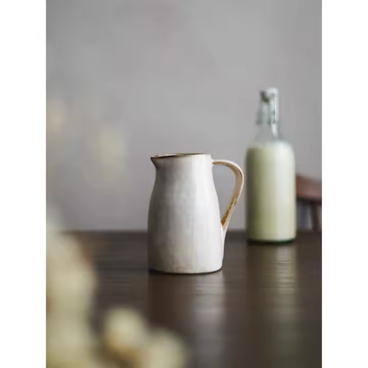 jarra de leche beige mate - 1