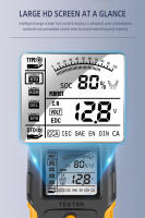 EAFC Universal Prueba De Batería Para Coche 12V 24V Con Pantalla LCD Scanner Diagnóstico De Carga Y Arranque Analizador De Batería - details 14