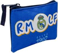 Monedero con cremallera Real Madrid tamaño 9x12cm.Escudo RMCF 1902 Azul CYPBRANDS - details 1