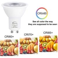 Bomba LED GU10, Blanco Cálido 2700 K, 7 W equivalente a una bomba halógena de 70 W, 720 LM, Fuego LED, no regulable, paquete de 10 - details 1