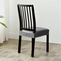 Cubierta De Silla De Comedor Suave De Velours Color Sólido Cubierta De Asiento Desmontable Antipolvo Fundas De Silla Para Hotel Y Hogar - details 5