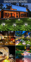 Luz Solar Para Jardín Exterior Paisajismo Patio Decorativo Impermeable Iluminación Para Patios Y Jardines Backyard - details 1