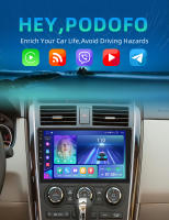 Podofo Radio de coche Android 2 Din para Mazda CX-9 2007 2008 2009 2010-2015 Carplay 8+128GB AI Voice WIFI+4G DSP GPS Navegación Multimedia Reproductor de Video - details 0