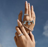 PANDORA Charms mini de estrellas de mar coloridas, vida marina fresca y linda 793817CO1 - details 1