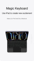 Teclado Mágico Con Iluminación Traslúcida Para iPad pro 11 13 2024 M4 Y iPad Air 11 13 Inch M2 Funda Inteligente Folio Compatibles - details 8