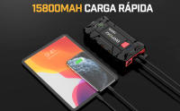 Arrancador de Coches Portátil BRPOM BM501 4000A para Todo Gasolina o 10L de Diésel con Cables Inteligentes, Salida QC3.0 y Espera Larga - details 19