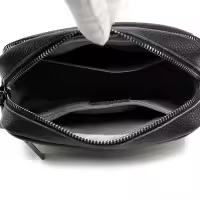 Bolso cruzado de piel auténtica para mujer, bandolera de diseñador de lujo, Color sólido, 100%, 2023 - details 32